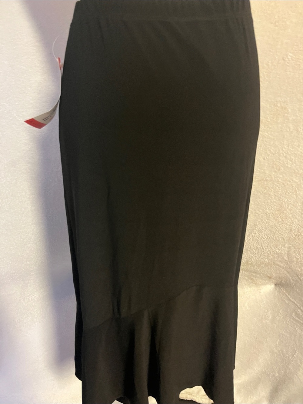 Black Maxi Skirt with Flared Hem - Unbranded - Picture 5 of 7